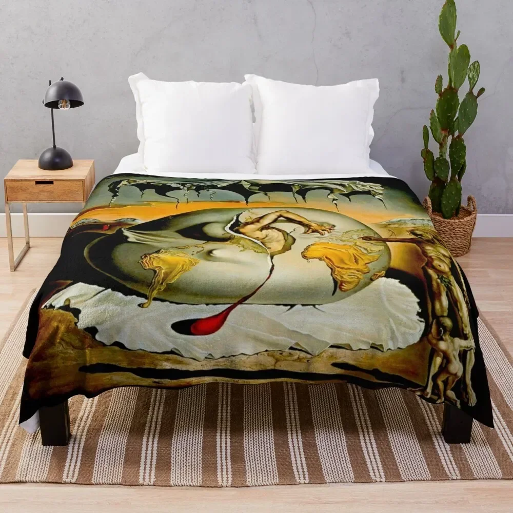 

ENFANTE GEOPOLITIQUE OBSERVANTE : Painting Print Throw Blanket Picnic Luxury Cute Blankets