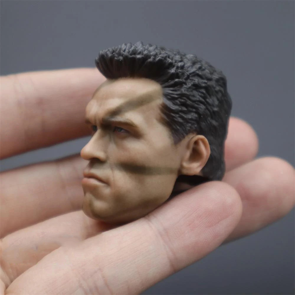 

1/6 Tough Guy Terminator 2 T800 Арнольд Шварценеггер мужская голова скульптура резьба подходит 12 "мужской PH COO BD001 фигурка DIY