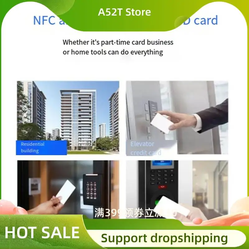 

A52T Bluetooth NFC Reader IC/ID Card Reader. Leak Proof. Access Control Elevator Card, Bluetooth 3