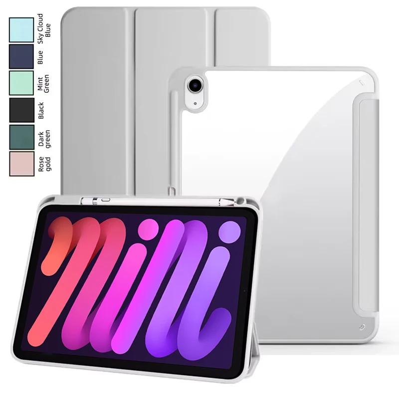 Case For iPad Mini 2024 A17 Pro 8.3 inch Clear Hard PC Back Shell Funda Capa For iPad Mini 7 Mini7 Tablet Cover