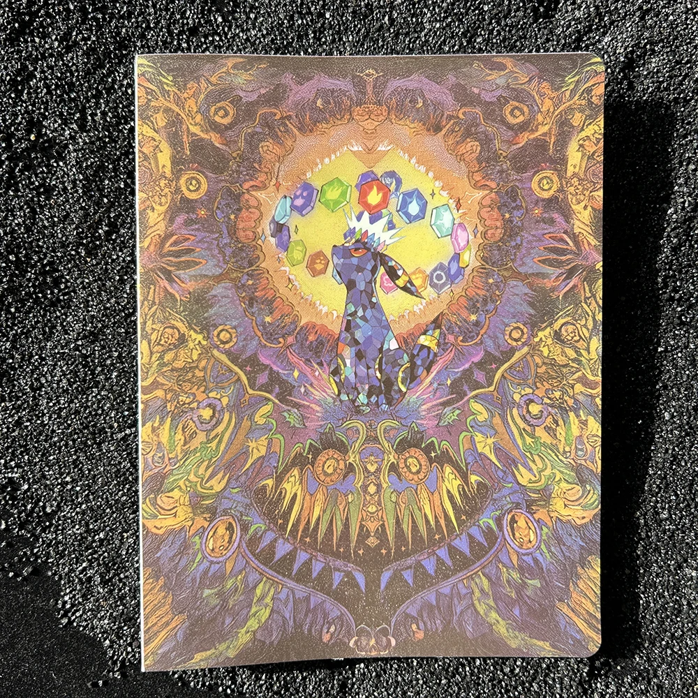 

PTCG TCG Eevee Коллекционная карточная книга с самоконтролем, вмещающая 240 шт., коллекционные карточки, буклет, большая вместительная книга для хранения, подарок на день рождения