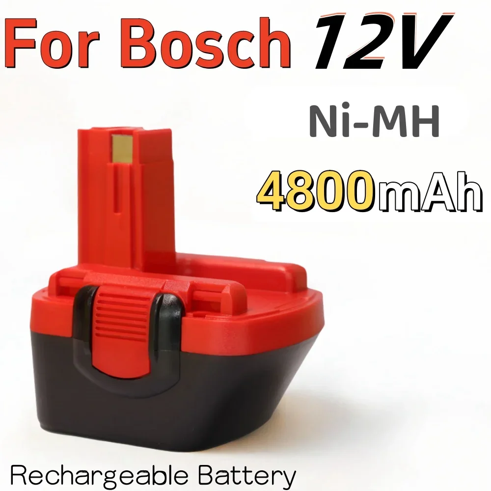 

12V 4800mAh Ni-MH Battery For Bosch BAT043 BAT045 BAT046 2607335273 2607335274 PSR 12 Volt screwdriver battery