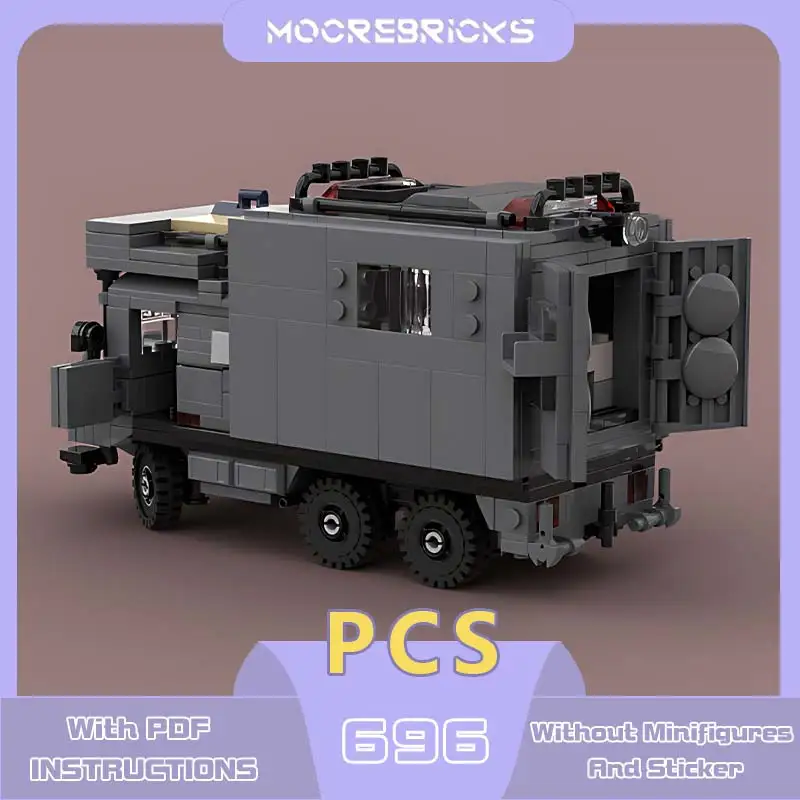 Multi-purpose Vehicle Pinzgauer 718 Building Blocks Armored Ambulance Model Bricks Desktop Display Toys Children's Xmas Gift