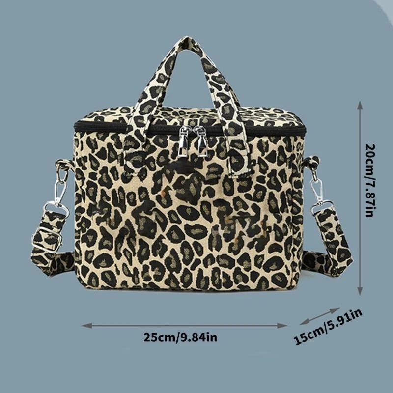 J15U Essential Strollers Company com amplo espaço Leopard Theme Baby Pram Storage Bag