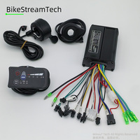 36V 48V 350W 18A 500W 25A E-bike Brushless Motor Controller Sine Wave S810 LED Panel PAS Kit for Electric Mountain Bike Scooter