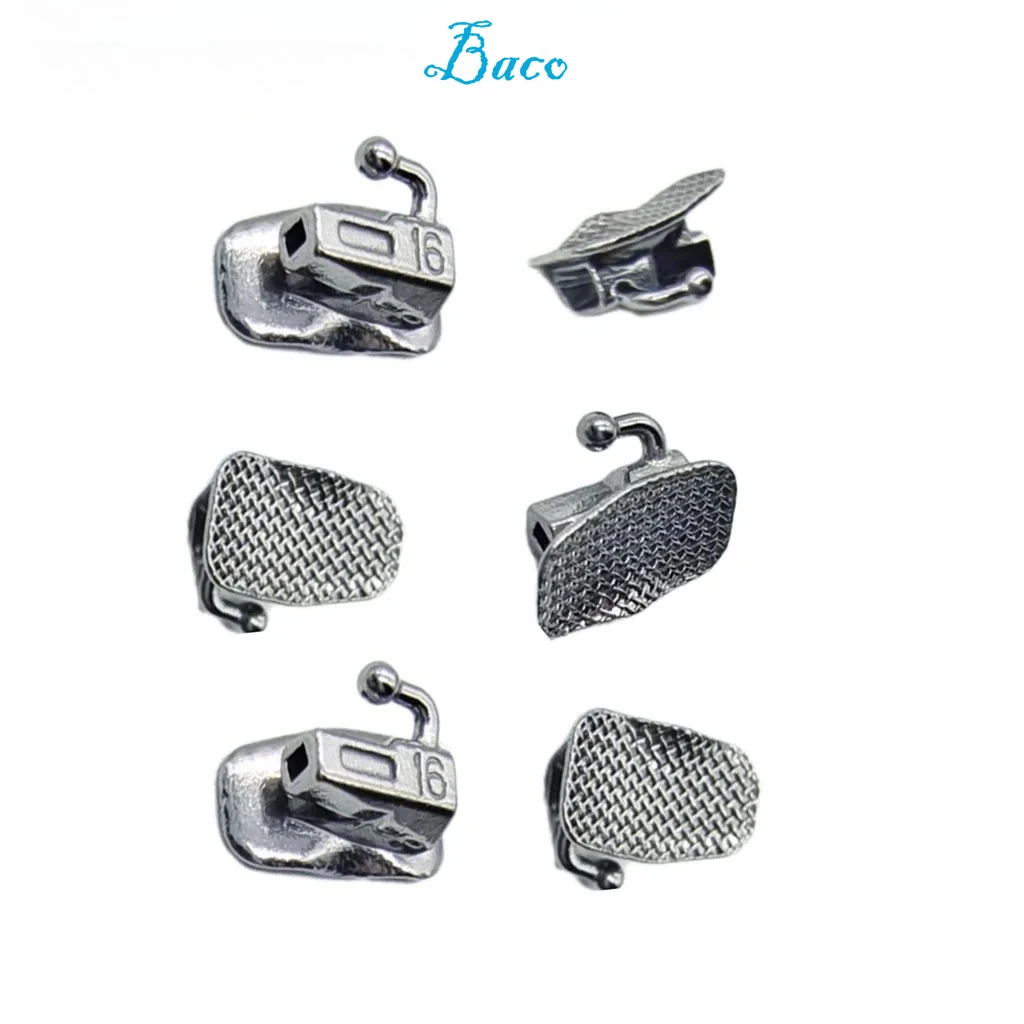Imagen 3: 200 Piezas/50 Sets de Tubos Bucales Ortodónticos Divididos, Adhesivos, No Convertibles, para Molares 1º y 2º, Roth MBT 018/022, Herramienta de Ortodoncia Dental