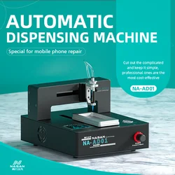 NASAN AD01 Automatic Glue Dispenser Professional Precise Dispensing Machine for iPhone Frame Built-ln Air Compressor Dispensing