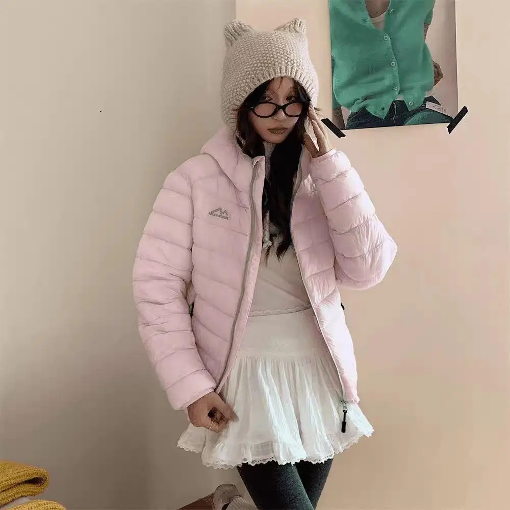 

Trendy Recommendation Lightweight Warm Cotton Jaet Hooded down Jaet Men Women Sle Retro Sle New Model Coat Outerwear