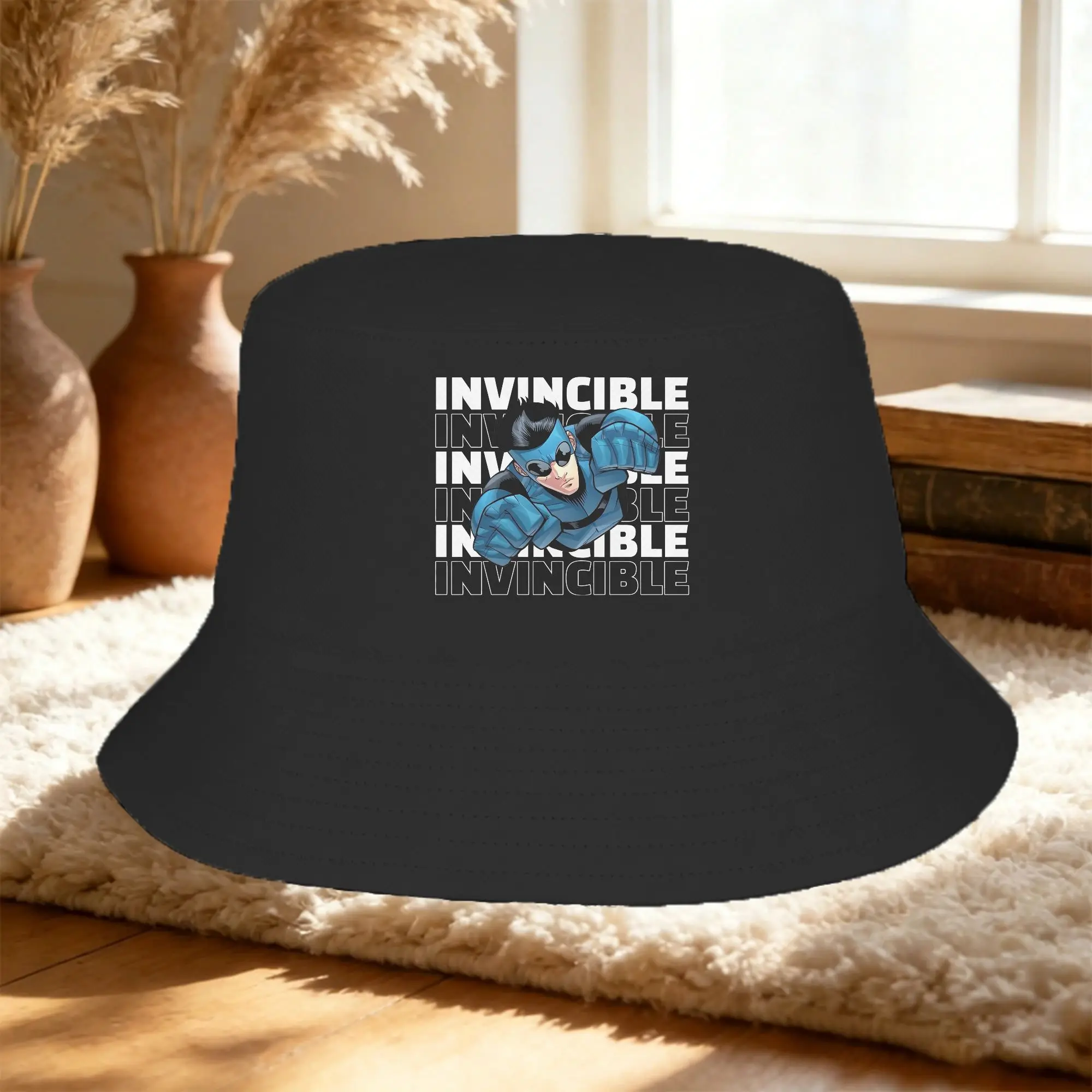 Unisex Bucket Hats invincible comic Summer Beach Hatwear Outdoor Fishing Fisherman Hat  Panama Hat Birthday Gifts