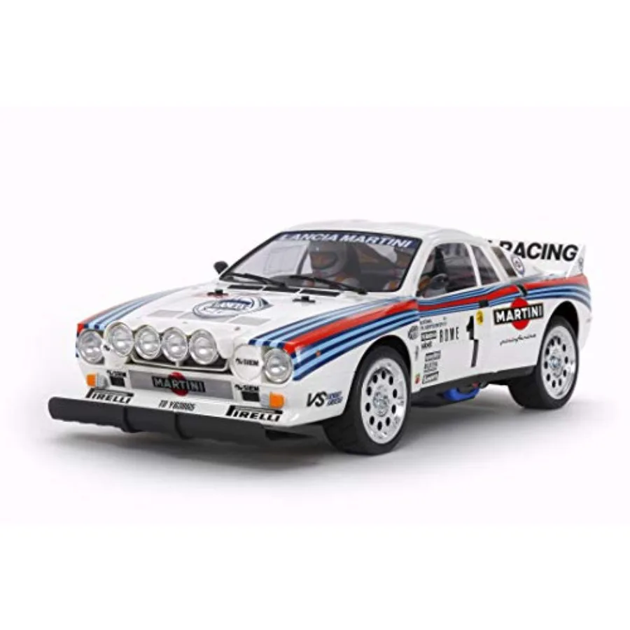 TAMIYA Lancia 037 Rally TA02-S TAM58654A Cars Elec Kit 1/10 On-Road, ABS plastic, red, includes full electronics and precision