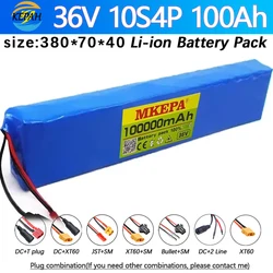 36V 10S4P 100Ah 18650 Lithium-ion Battery, 42V 10000mAh Battery Pack, Original High-power Battery with built-in BMS Protection