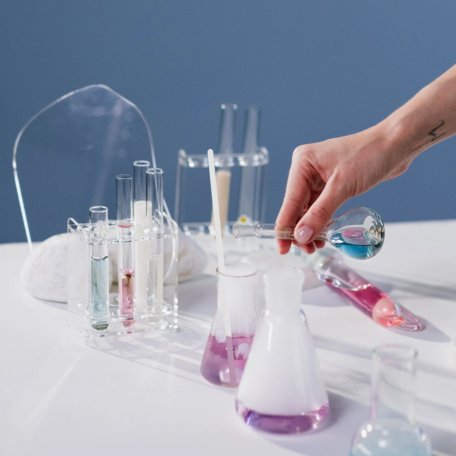 Non-Stick Stirring Rod High Temperature Resistant For Laboratory Cosmetics Food Mixing Tool Lab Stirrer Bar Teaching