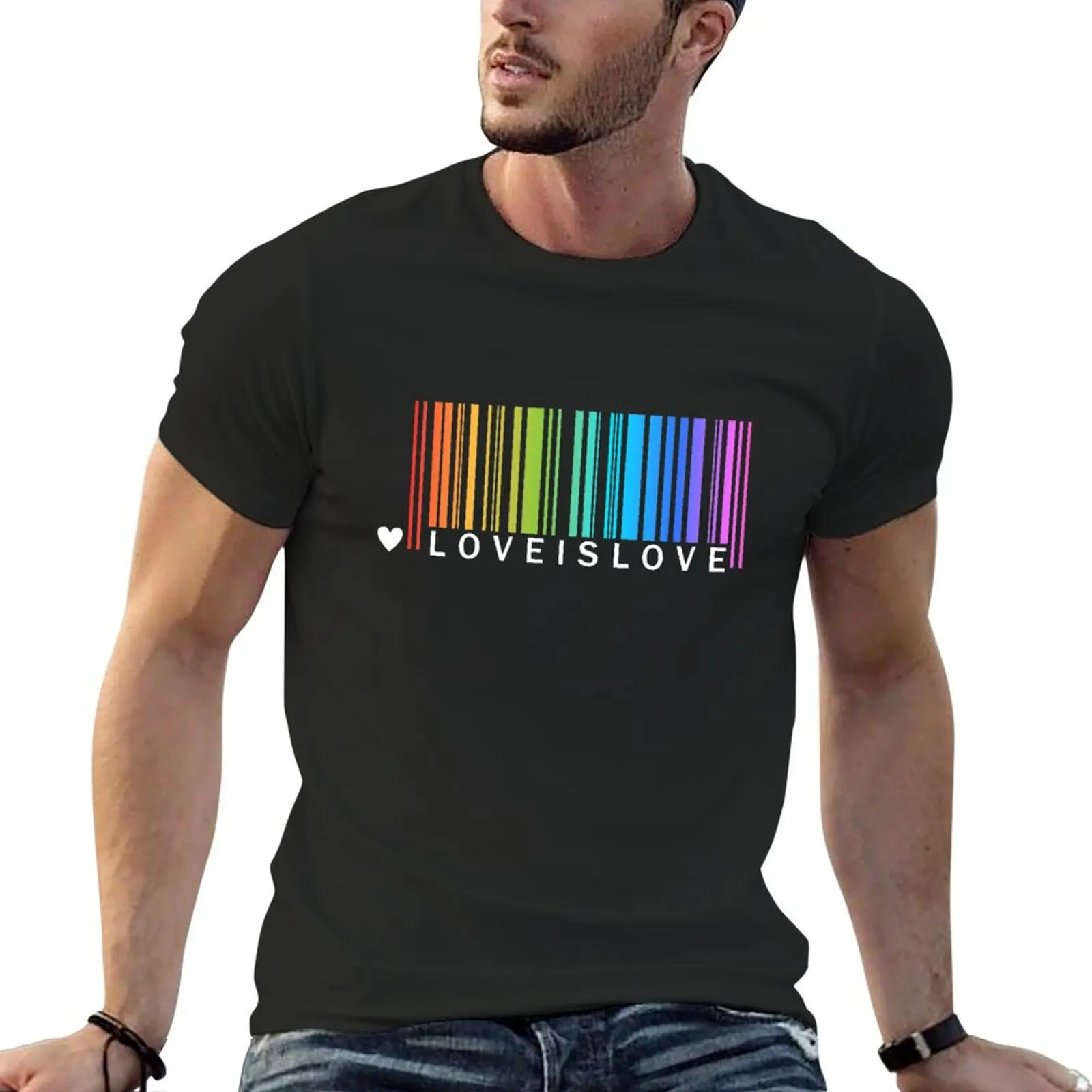 

Love is Love - LGBT Pride t-shirt T-Shirt customs anime figures heavy weight t shirts for men