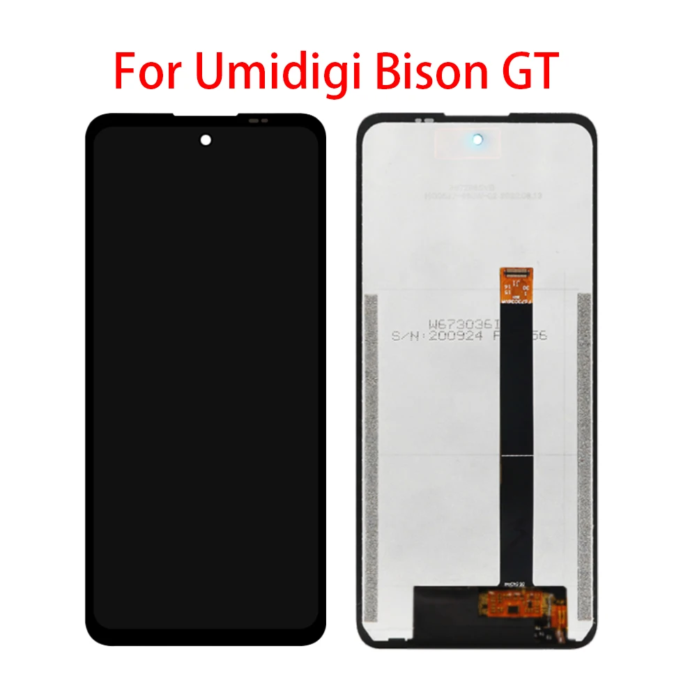 

LCD Screen For Umidigi Bison GT LCD Module Display For Bison GT Full Display Touch Screen Digitizer Assembly Replacement