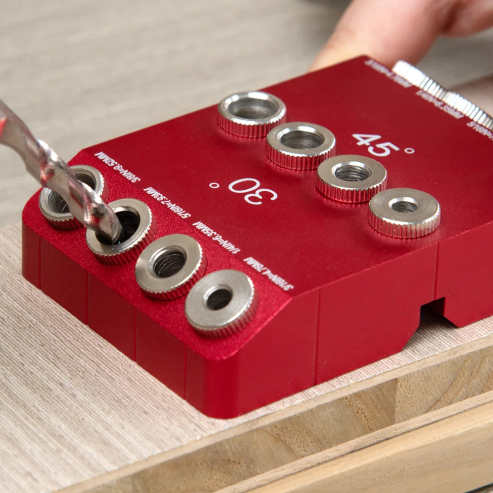 

Направляющее отверстие под углом 30/45/90 градусов для угловых и прямых отверстий, портативный шаблон для сверления винтов на палубе с направляющими для кабельных перил