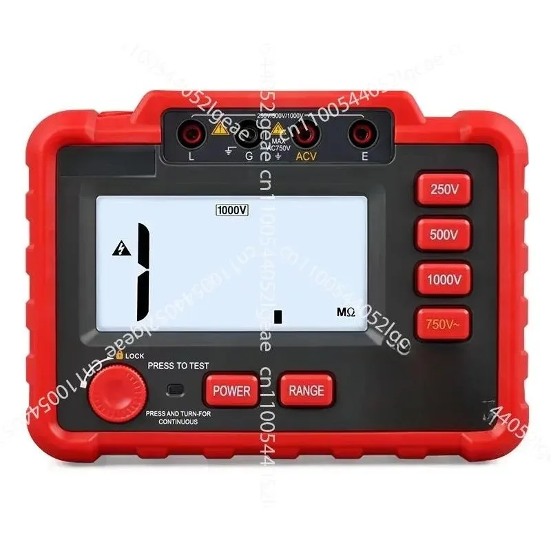 Digital Insulation Resistance Tester 250v/500v/1000v Megohmmeter Digital Display Only