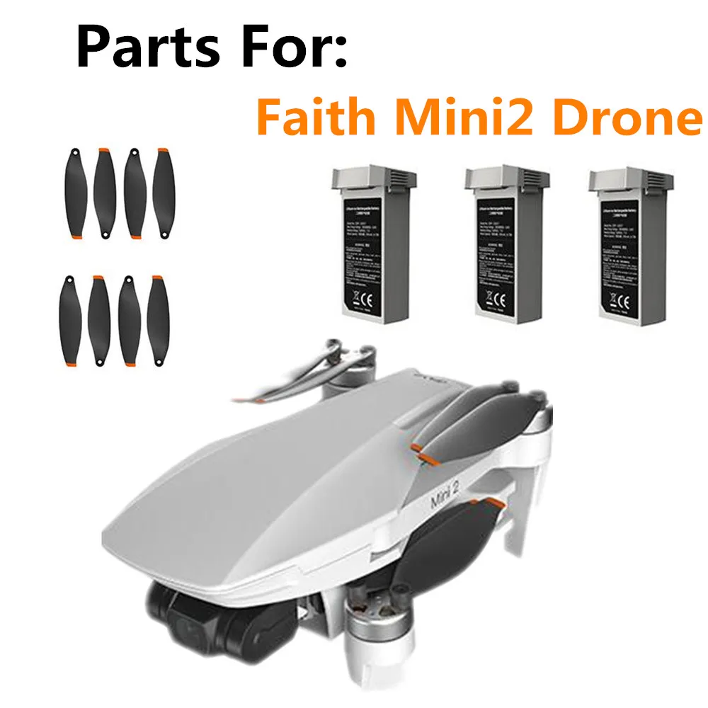 C-FLY Faith Mini2 Drohne Batteriezubehör / Propellerblatt / Faith Mini2 RC Drohne Original Ersatzteile Faith Mini2 Batterie