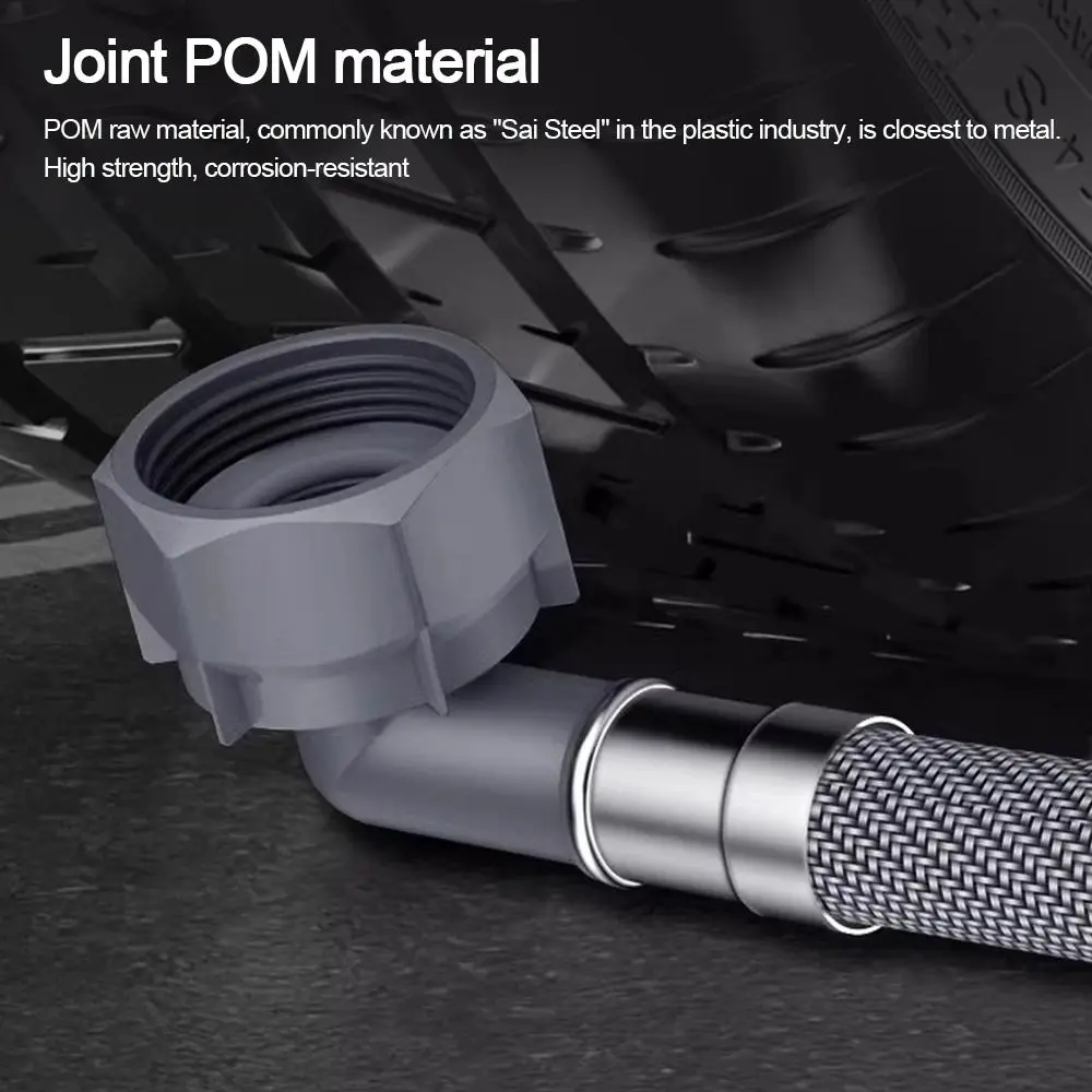 Впускной шланг для стиральной машины Гибкий удлинитель шланга для посудомоечной машины Уплотнение гофрированной впускной трубы Шланг для стиральной машины