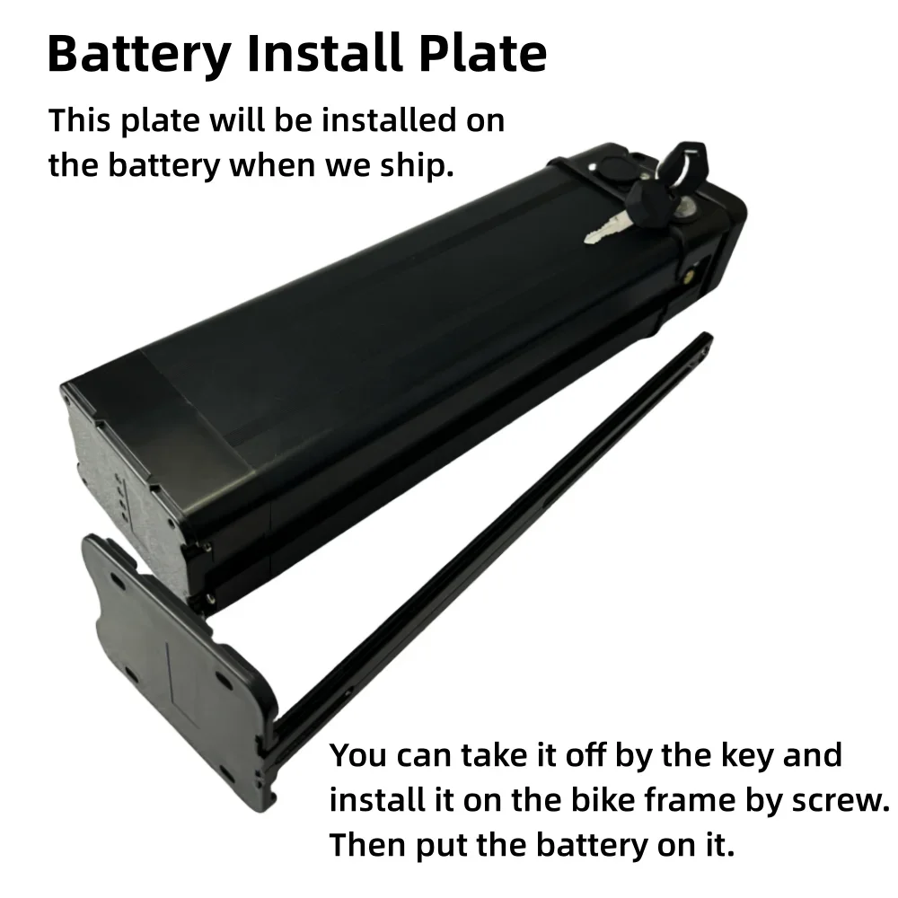 48V 10Ah Lithium-Ion Battery Pack Suitable for Silver Fish Rechargeable Battery Built in BMS system No memory effect