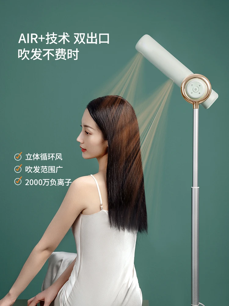 Vertical Hair Dryer Household Lazy Floor Hair Dryer Bracket Head Sending Female Hair Dryer Quick-Drying Hand-Free