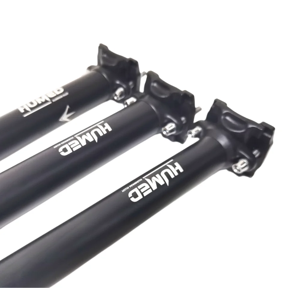Fahrradsattelstütze 27,2/30,9/31,6mm Schwarz, 450mm Länge MTB Rennrad Sattelrohr Ersatzteile – Detail 3