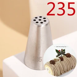 BCMJHWT #235 Multi-Open Nozzle Icing Tip Stainless Steel Piping Nozzles Cup Cake Decorating Cream Mouth For Grass Mont Blans