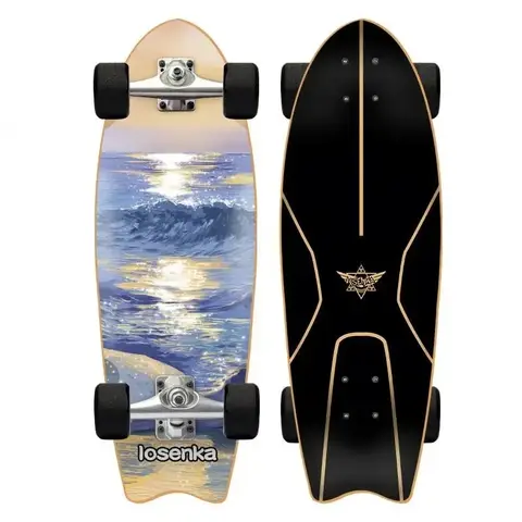 Surf Skate  CX4 Land Carver 7-Ply Canadian Maple Surf Skate Board - Street And Park Longboard