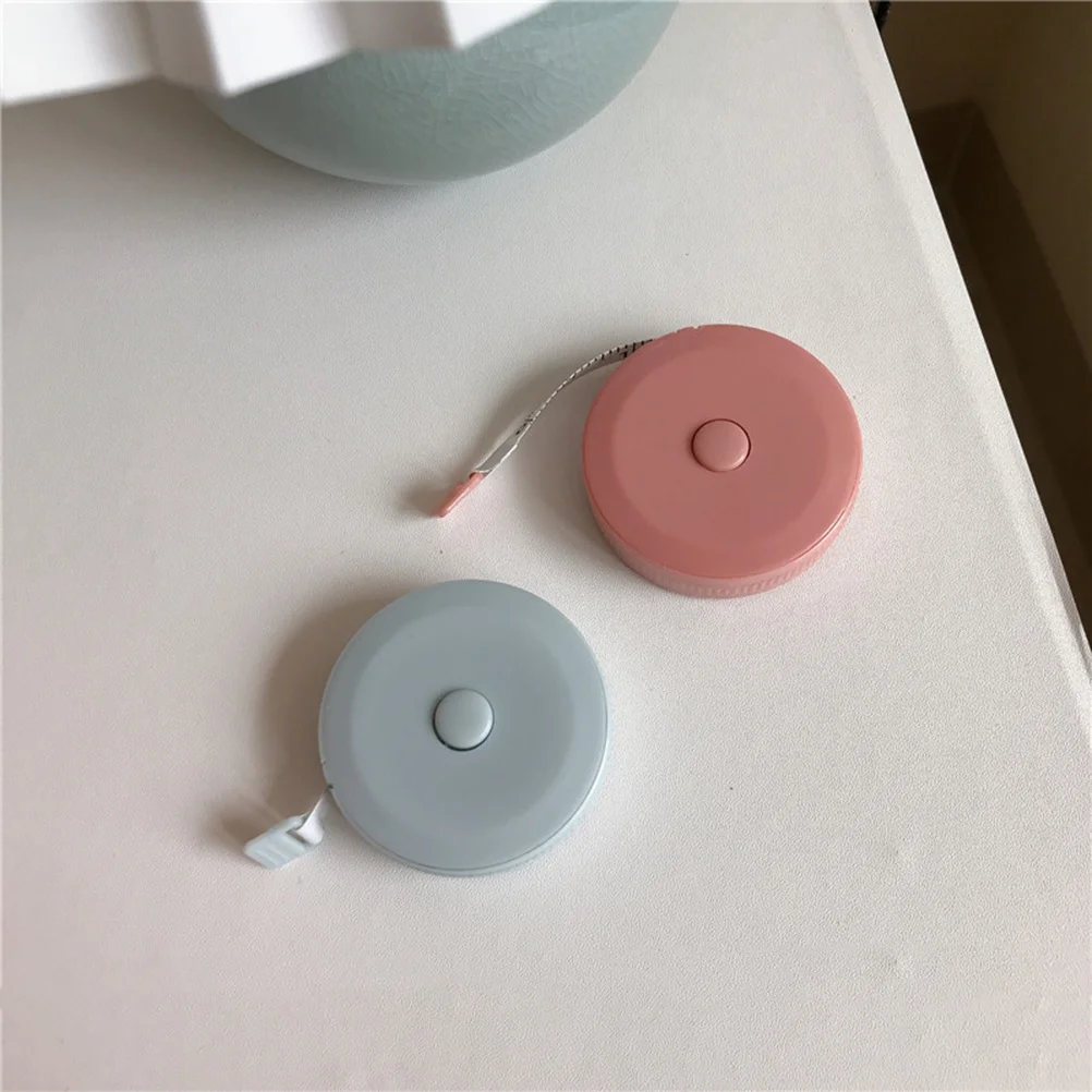 

3 pcs Macaron Color Retractable Measuring Tape Soft Pocket Size For Sewing Craft Tailor Body Measurement Plastic Measure Ruler