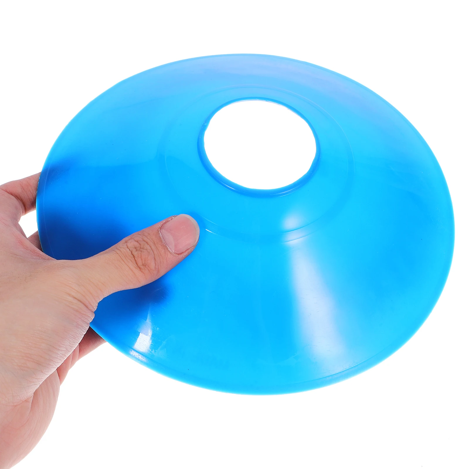

1 set Football Training Disc Cones Soccer Agility Markers Durable Pe Weather Resistant Portable Sports Equipment Training Discs