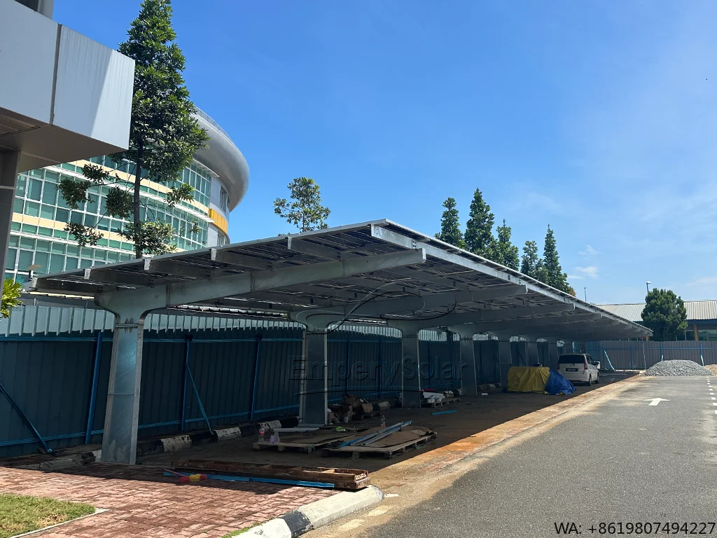 

Solar Carports Racking System Aluminum Alloy Stainless Steel Mounting Brackets Hot-Dip Galvanized Wind Roof