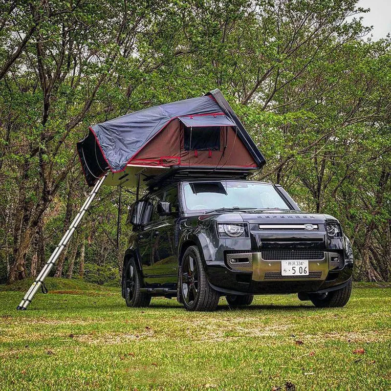 Large Capacity Hard Shell Roof Tent, Outdoor Double Layer, Sun and Rain Proof, Travel, Self Driving, Camping, Car