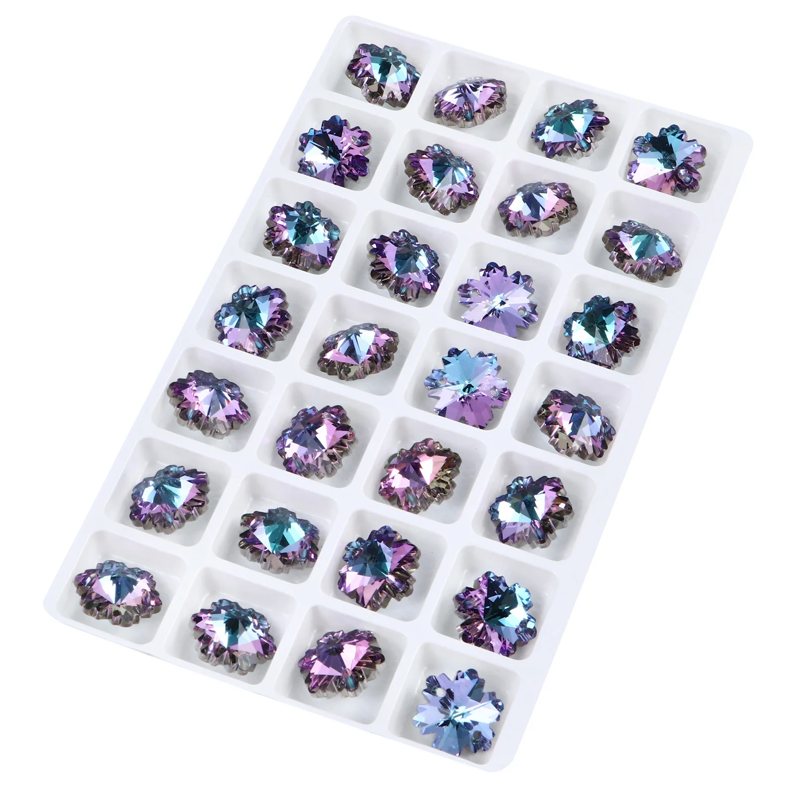 

56 шт. снежинка горный хрусталь подвески тонкое мастерство DIY аксессуары для изготовления ювелирных изделий ожерелье браслет Скрапбукинг