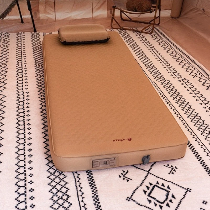 مراتب هوائية خفيفة الوزن قابلة للطي لرحلة التخييم سجادة قابلة للنفخ للسفر مراتب هوائية محمولة خارجية متعددة الوظائف #1