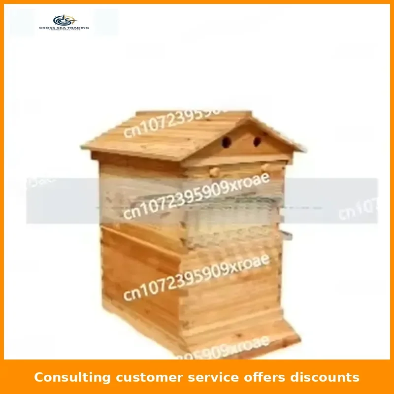 New Beekeeping Tools Self-Flow Bee Hives Fir Boiling Wax Beehive Automatic Honey Flow Device Full Set of