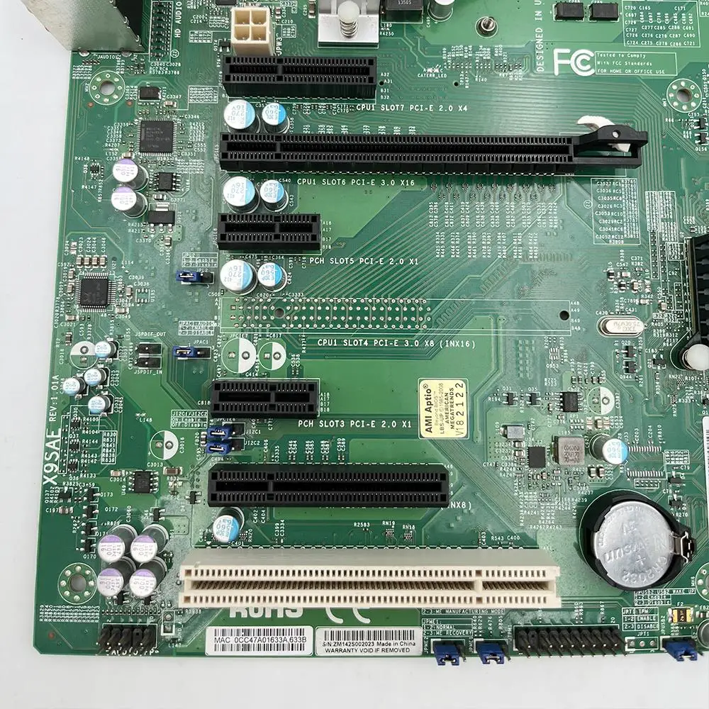 

X9SAE Single Socket Workstation Motherboard 1155 Intel C216 Xeon E3-1200 v2 Series Core i7/i5/i3 DDR3 PCI-E3.0