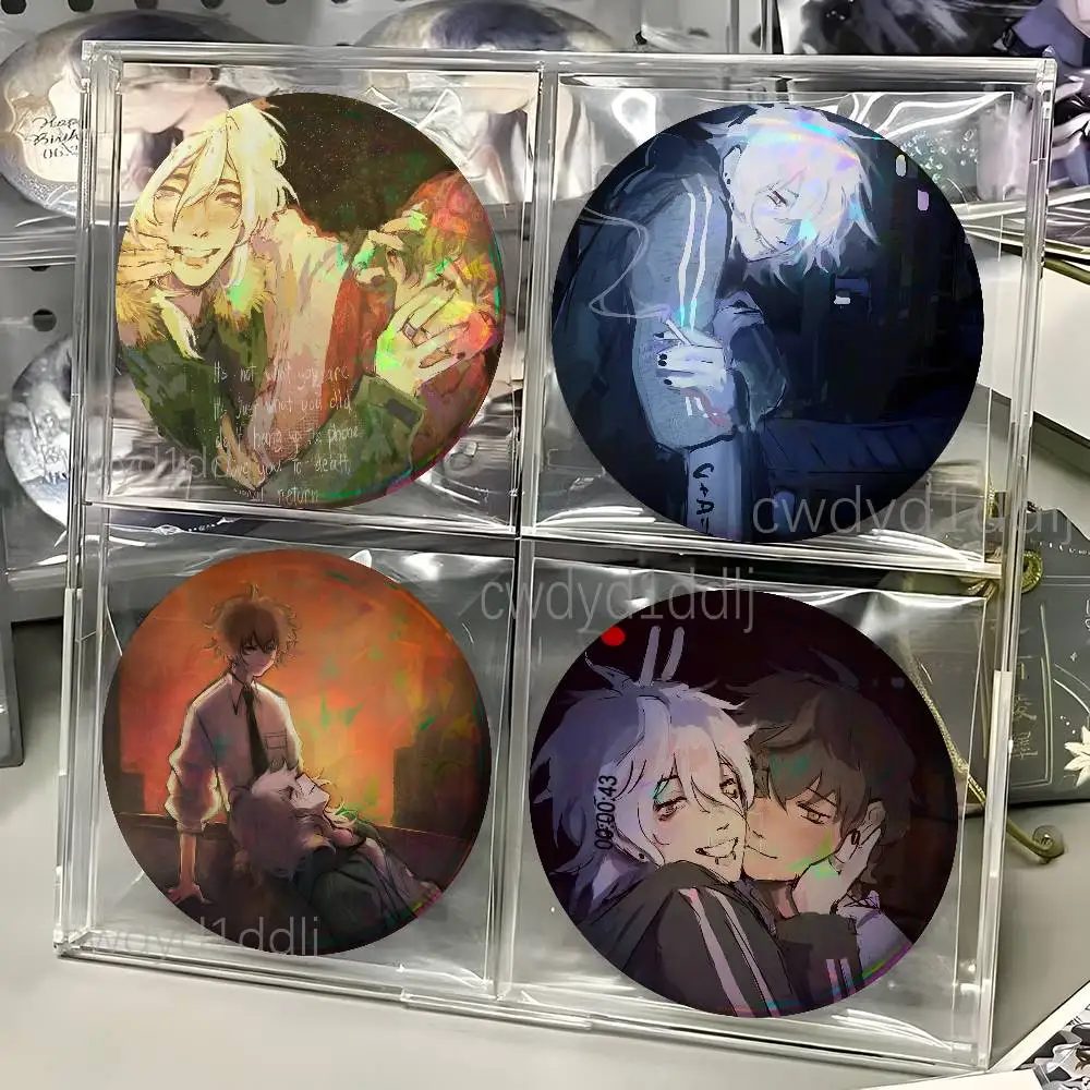 The Promise Of Hope Anime Icons Badge Creative Figure Enamel Pins Round Tinplate Brooch Bag Clothes Accessories