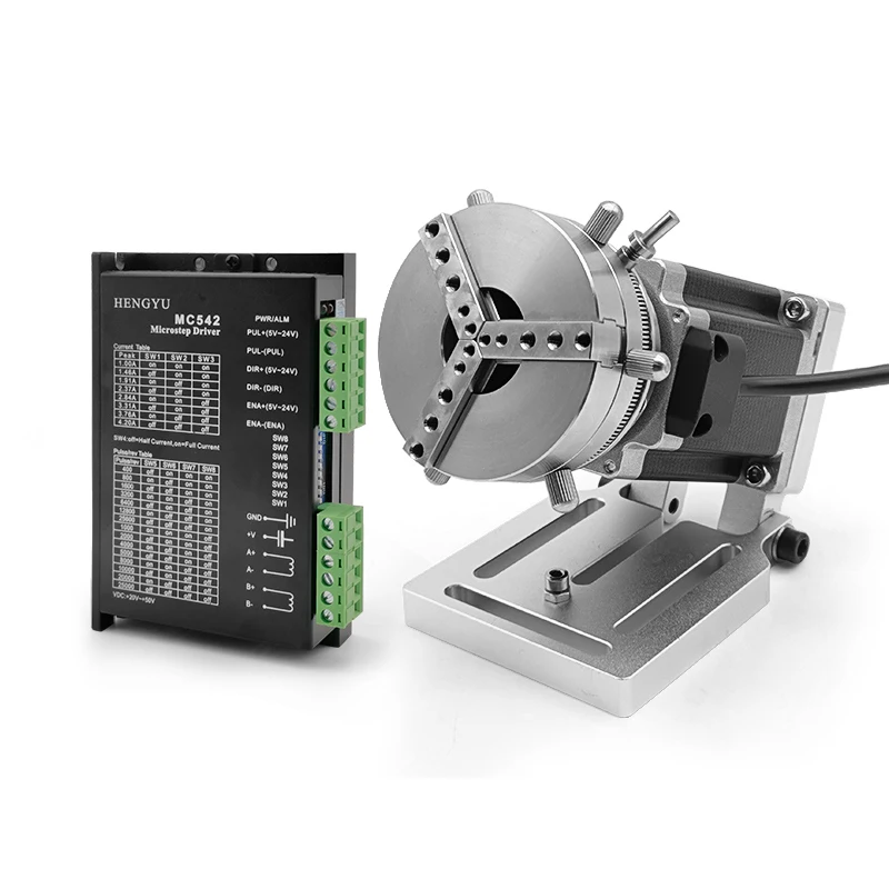 Quick Clamping Rotary Shaft Mini Marking Machine Rotary Sha…