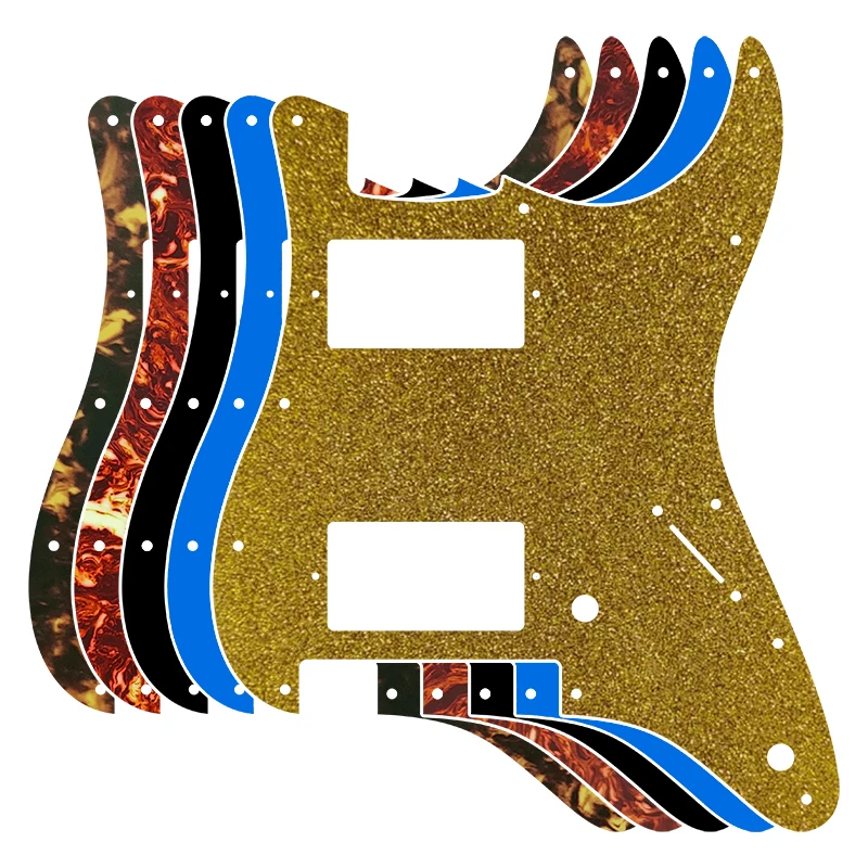 Fei Man Custom Guitar Parts For US, 11 Screw Holes, Strat With Floyd Rose, Tremolo Bridge, Single HH, Pickguard, Scratch Plate