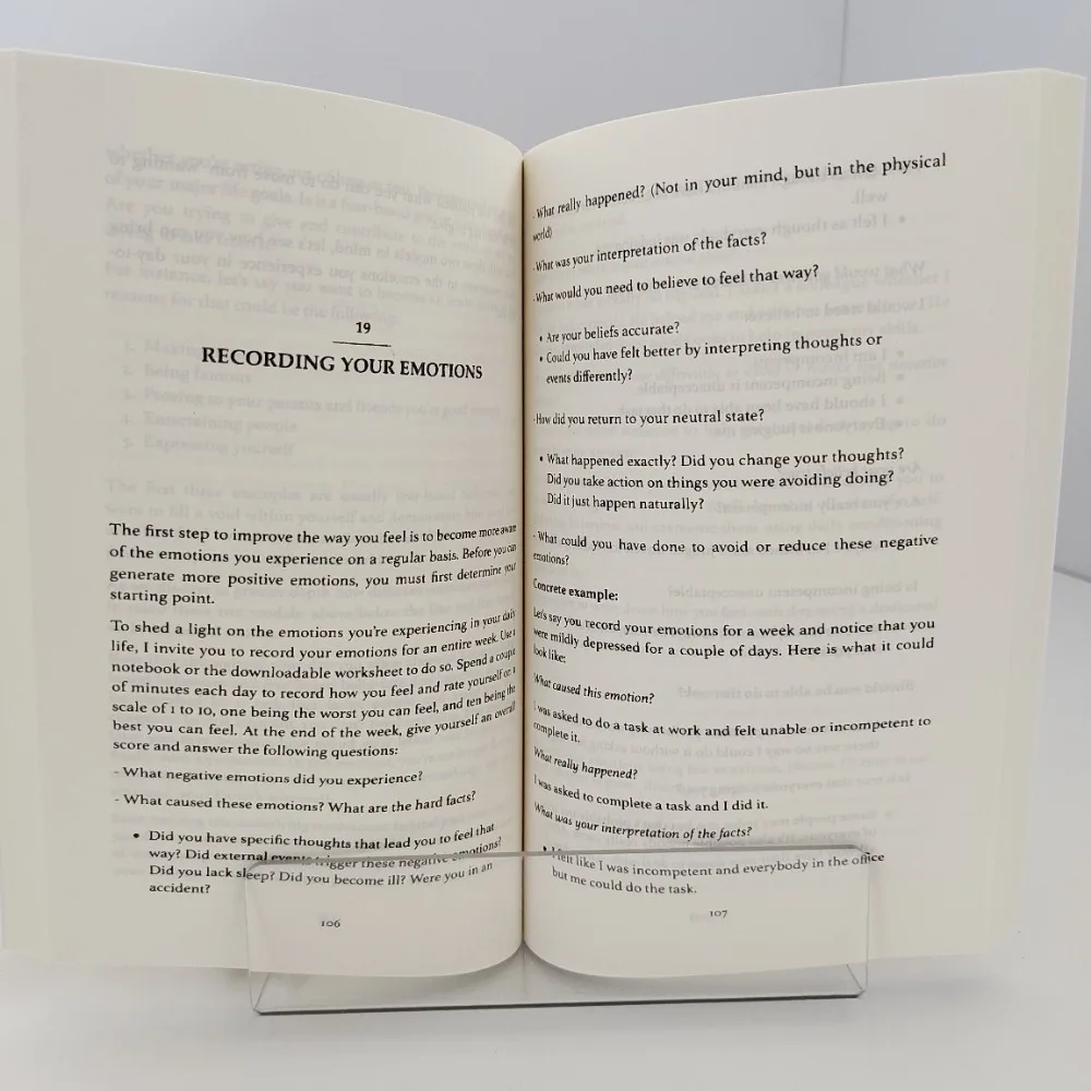 Master Your Emotions English Book Practical Guide for Emotion Management Mental Health Self Growth Reading