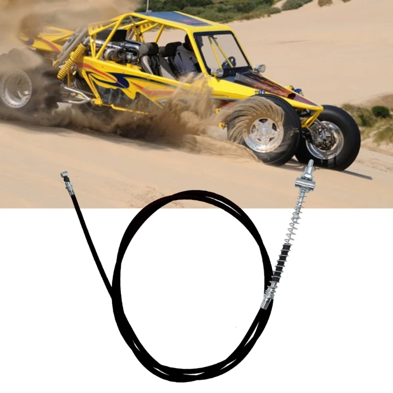 

Universal Rear Drum Brake Cable Suitable for ATV and Motorcycle Metal Construction All Terrain Vehicle Replacement Part D7YA