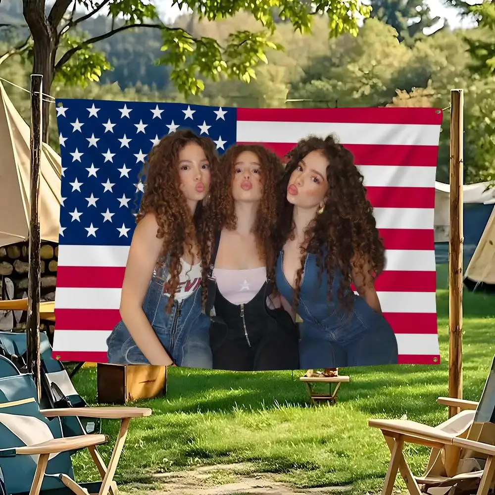 Music Kalogeras Sisters Flags flag For Decoration Outdoor Picnic Hanging Home Camping Party Banner
