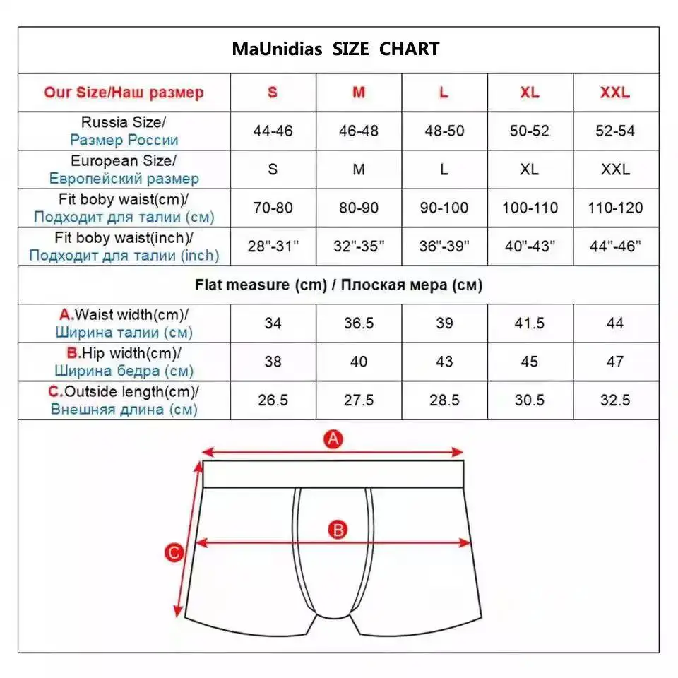 4pcs Man Underwear Cotton Boxer Shorts Sexy Underpants Slip Mens Boxershorts Men\'s Panties Pack Brand