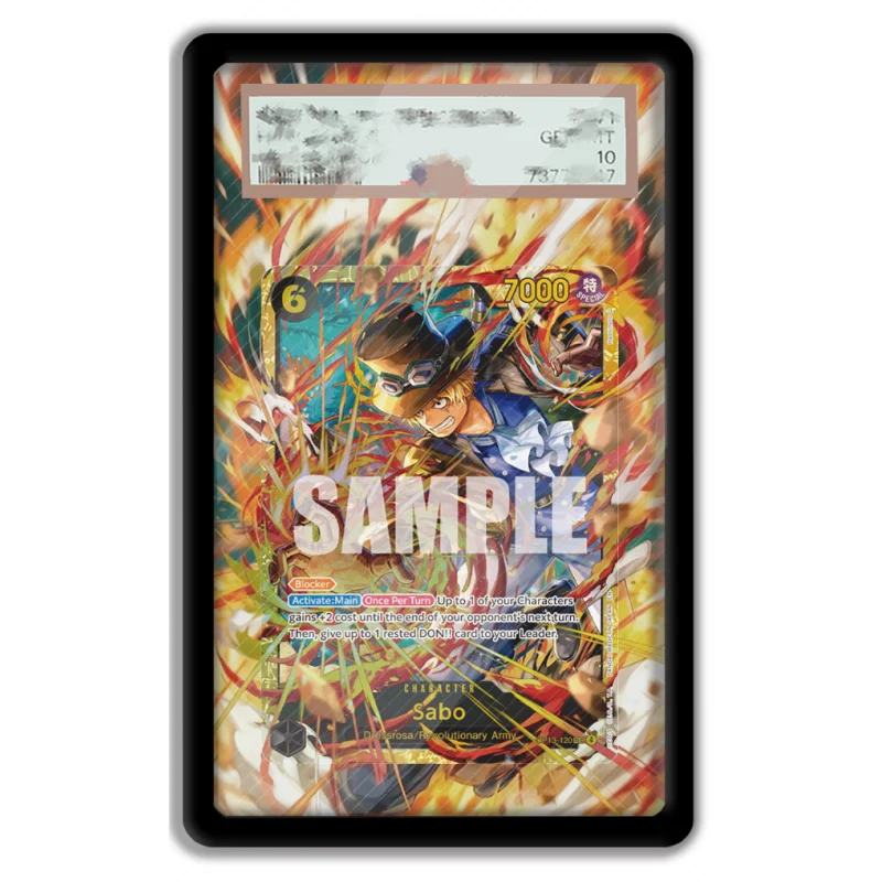 Anime Art Display for ONE PIECE Sabo Revolutionary Army Anime Games Expand Art Acrylic Protective Case Keychain Evaluation Level