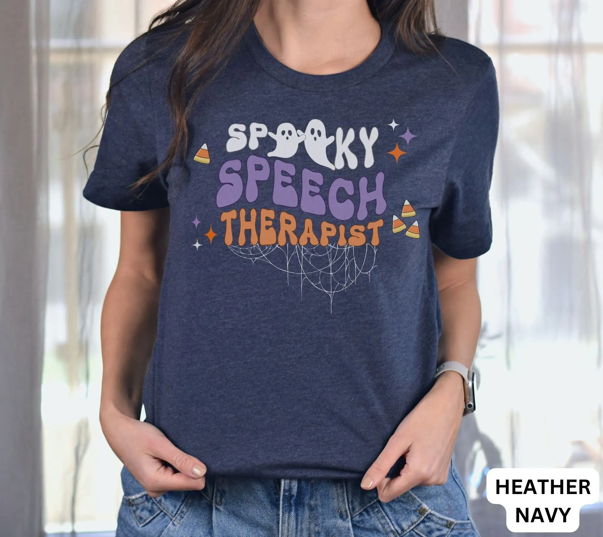 Speech Therapist Halloween T Shirt Slp Therapy Behavior Spooky