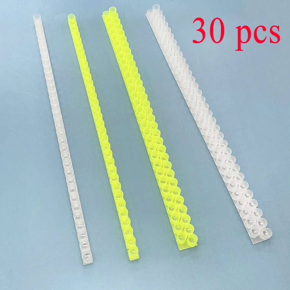 Bee Queen 33 Holes 63 Holes Plastic Royal Jelly Collect Bar Bowl Collector Reusable Harvesting Extracting Beekeeper Tools 30PCS