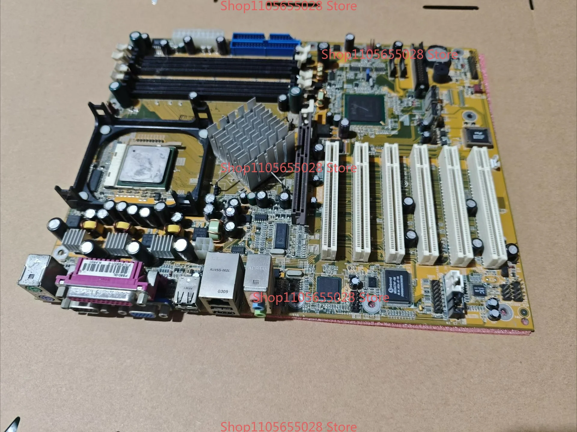 For DFI PS80 REV 5.0 Main Board 478-pin 865 Chip 6 PCI Slots SATA Interface, Integrated Graphics Card, Support DDR400 Memory