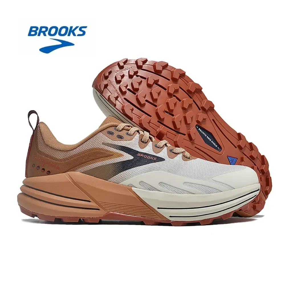 BROOKS Cascadia 16 Men's Sports Shoes Walking Shoes Casual Shoes Sports Lightweight Breathable Mesh Knitted Running Shoes