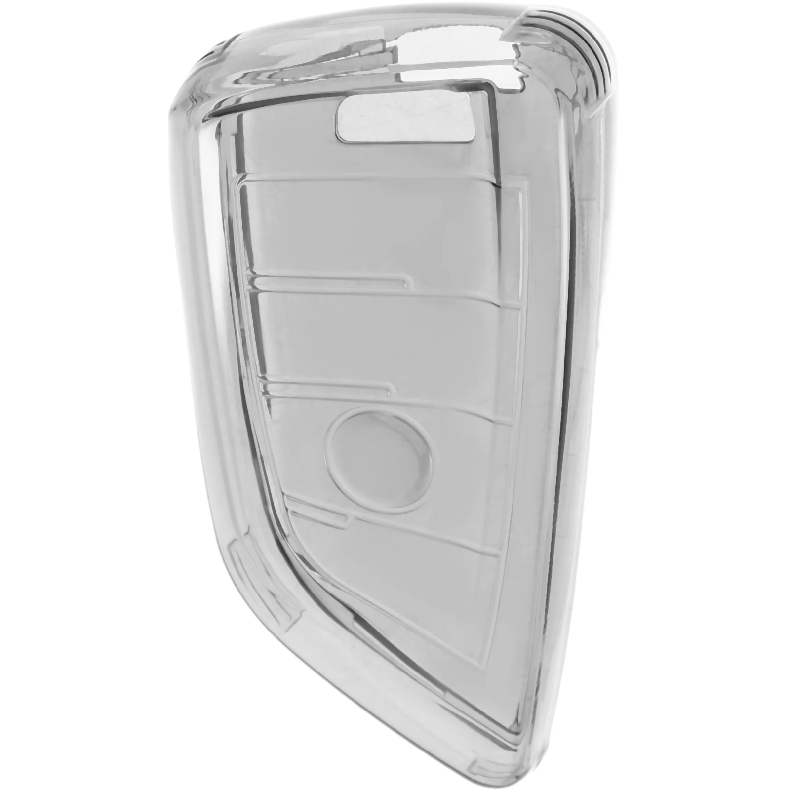 

Transparent Car Cover TPU Protective Case Clear Fob Holder Scratch Resistant Easy Clean Key Fob Protector Automotive Accessory