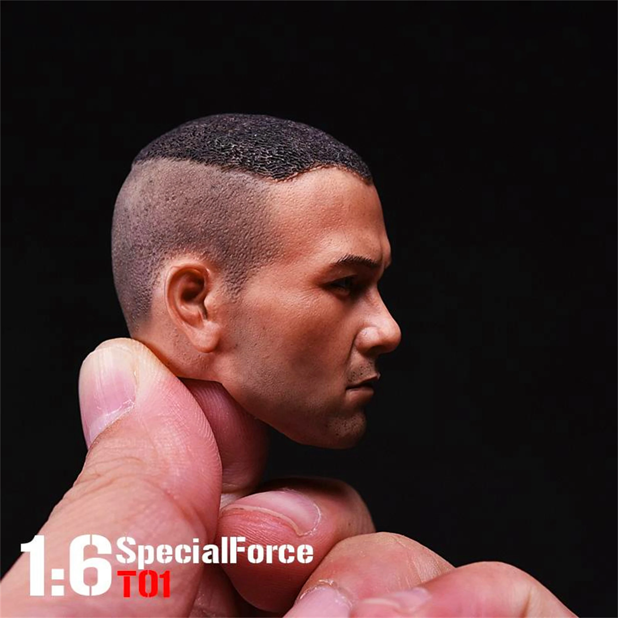 1/6 Scale Special Force Soldier Eddie Peng Yuyan Head Sculpt Fit for 12'' Modern Military Action Figure