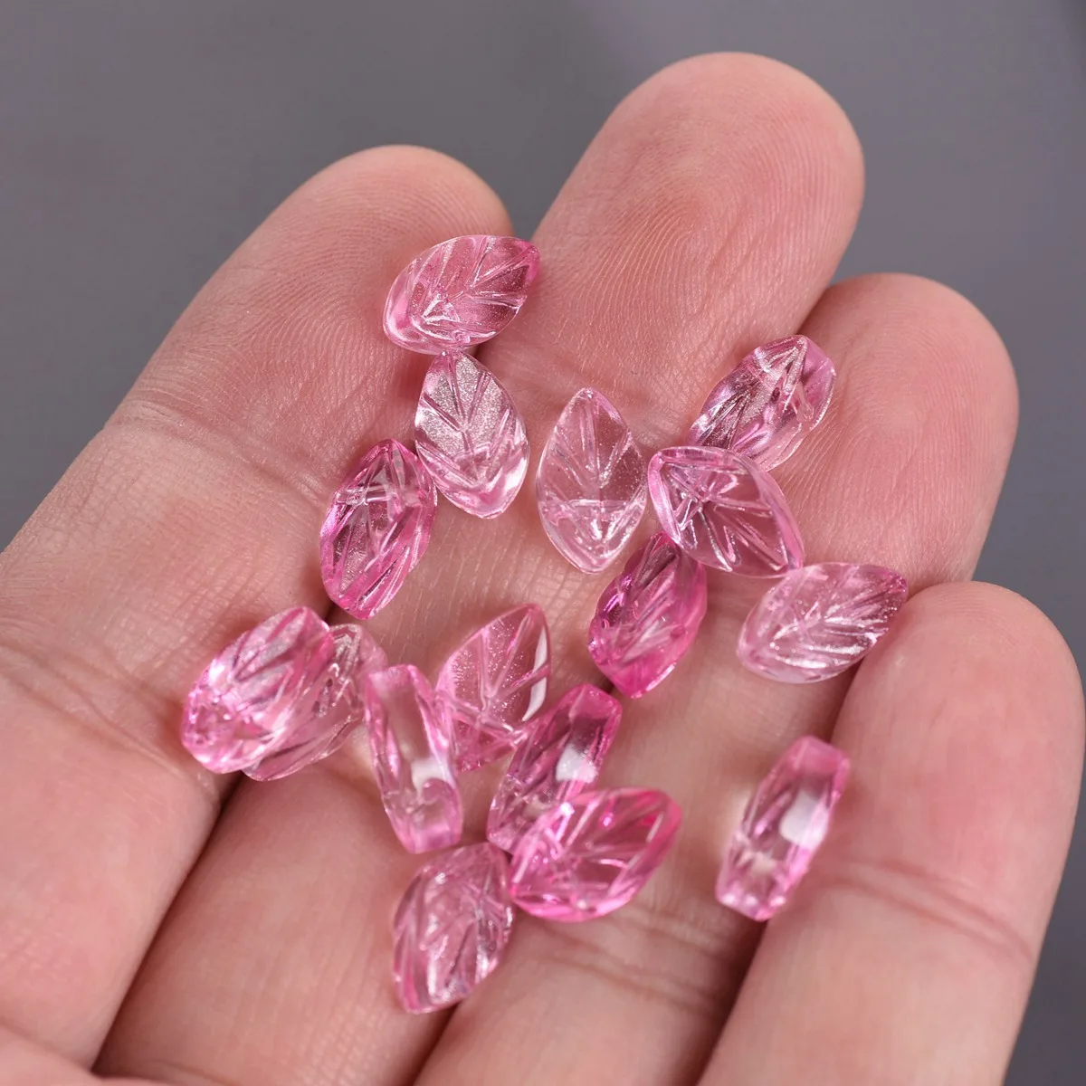 20 stücke 11x7mm ovale Blattform Kristallglas lose Kunst handwerk Perlen oben gebohrte Anhänger für Ohrring Schmuck machen DIY Handwerk Ergebnisse